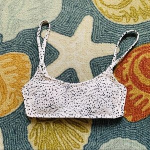 NWOT Ribbed Bikini Top